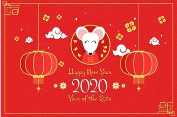 山西通益金屬攜全體員工祝大家：五福全到，鼠年?duì)N爛！